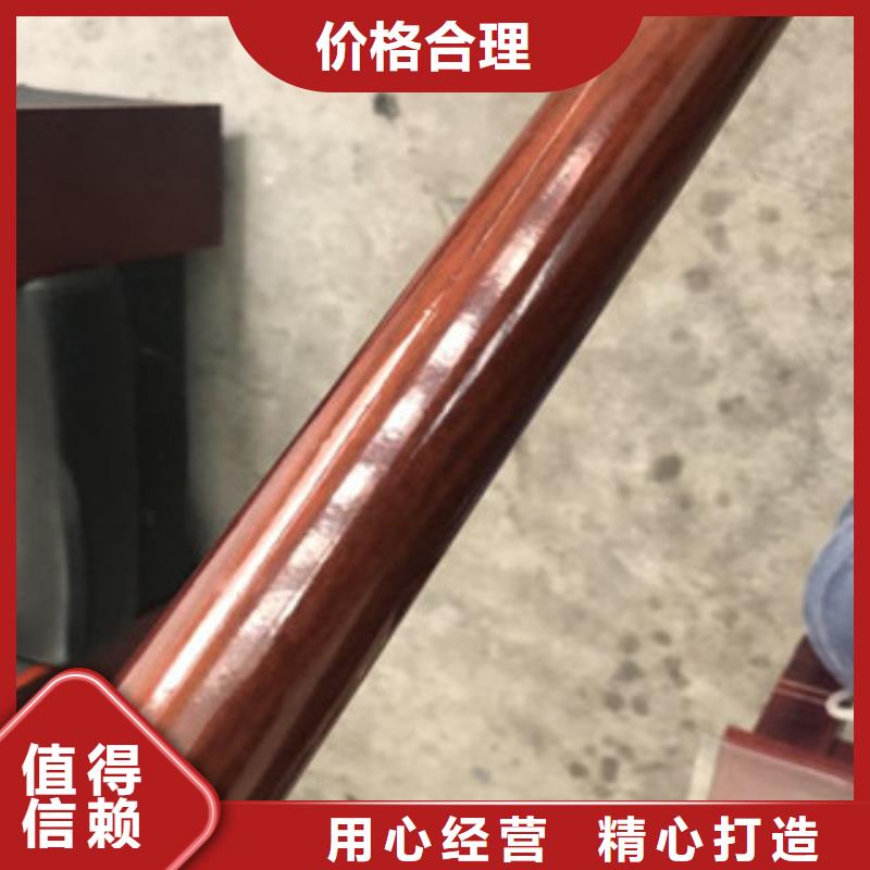 木纹转印护栏不锈钢复合管价格源头采购