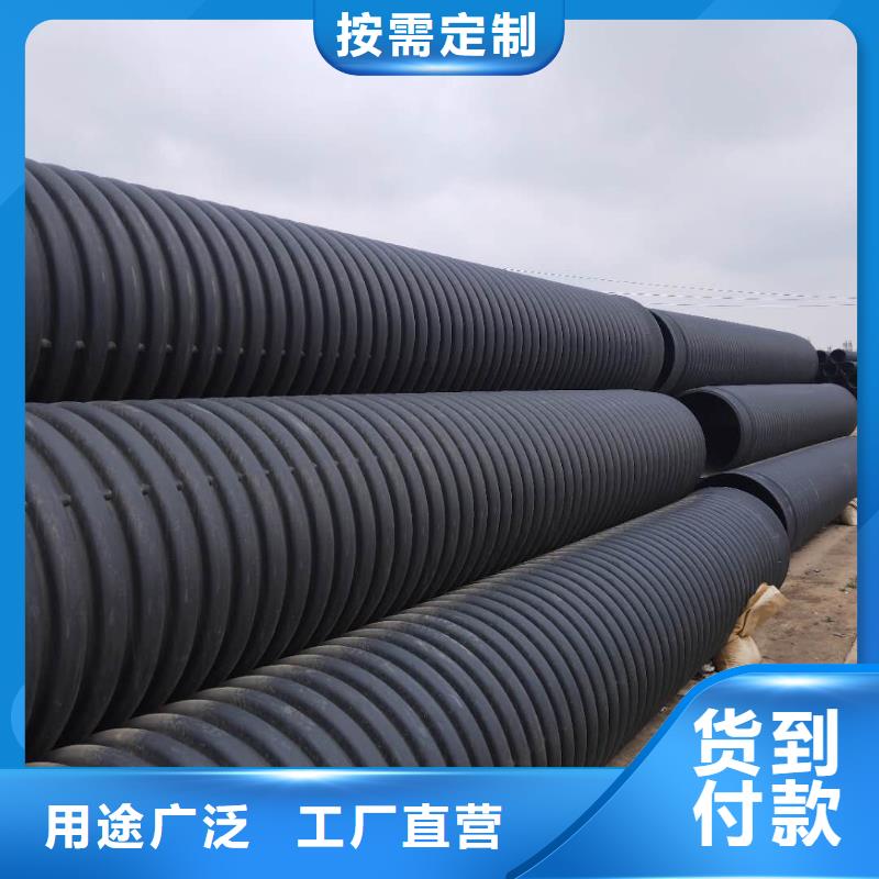 HDPE双壁波纹管,HDPE中空壁缠绕管经验丰富质量放心
